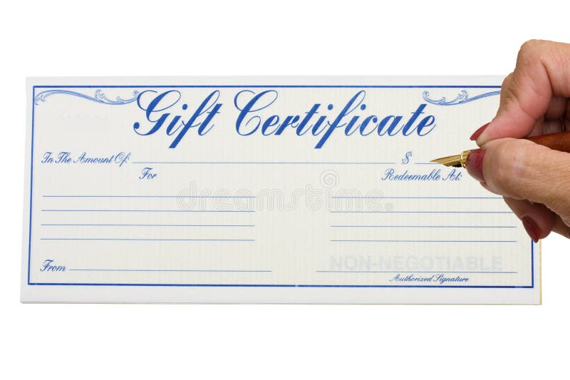 Geschenk-Bescheinigung lizenzfreies stockfoto Geschenk-Bescheinigung lizenzfreies stockfoto