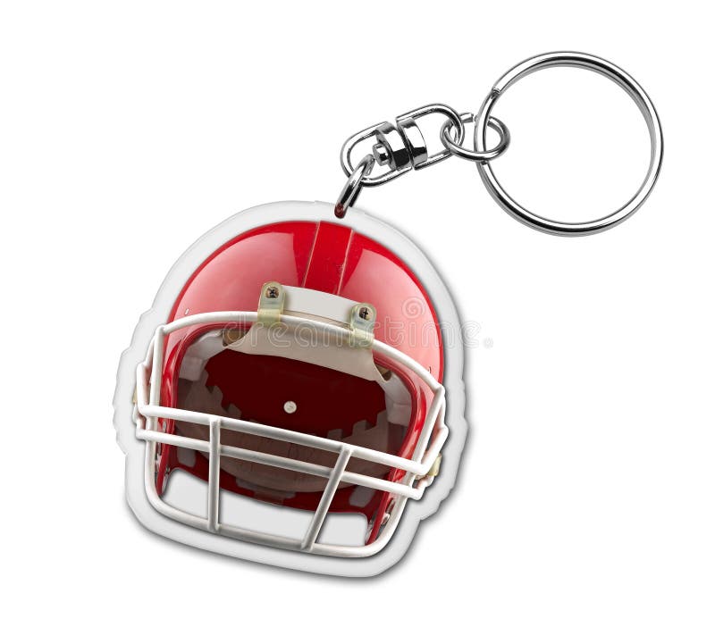Geschenk keyholder mit amerikanischem Football-Helm-Symbol stockbild Geschenk keyholder mit amerikanischem Football-Helm-Symbol stockbild