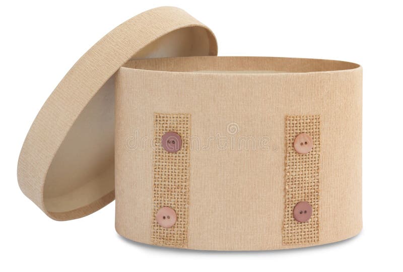 Geschenkboxweinlese-Papierisolat ist auf weißem Hintergrund stockbild Geschenkboxweinlese-Papierisolat ist auf weißem Hintergrund stockbild