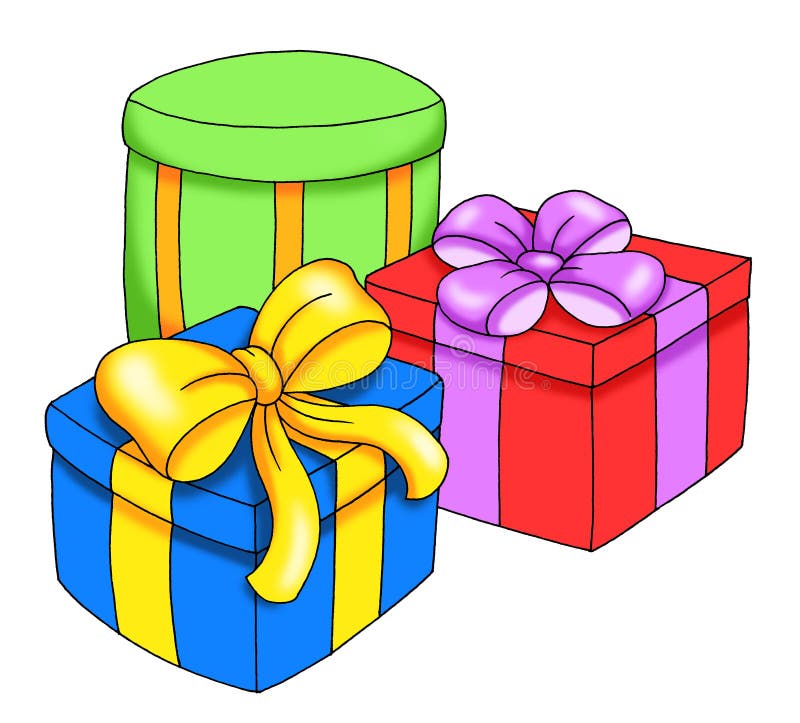 Geschenke stock abbildung. Illustration von weihnachten - 16265455