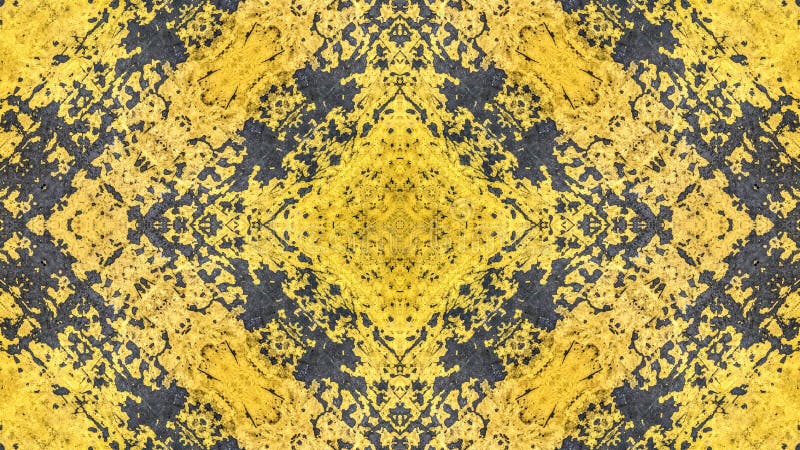 Geschilderd het ontwerp van de Grungestijl geel met blauwe sporen en sporen van roest stock foto's Geschilderd het ontwerp van de Grungestijl geel met blauwe sporen en sporen van roest stock foto's