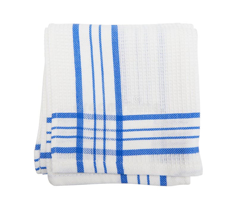 Dish towel isolated on the white background. Dish towel isolated on the white background