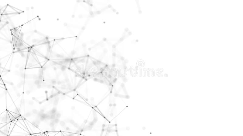 Geschlungener Abstraktes Digital Verbindungshintergrund lizenzfreie abbildung