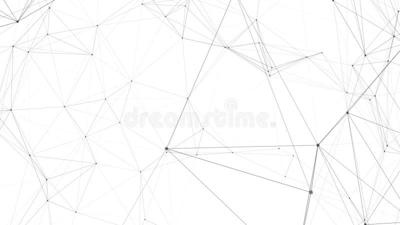 Geschlungener Abstraktes Digital Verbindungshintergrund lizenzfreie abbildung