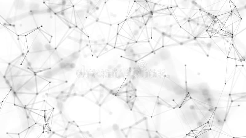 Geschlungener Abstraktes Digital Verbindungshintergrund stock abbildung