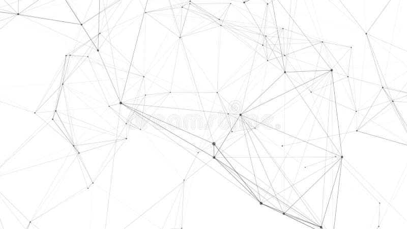 Geschlungener Abstraktes Digital Verbindungshintergrund vektor abbildung
