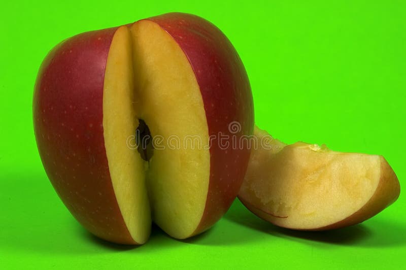 Geschnittener Apple stockfoto