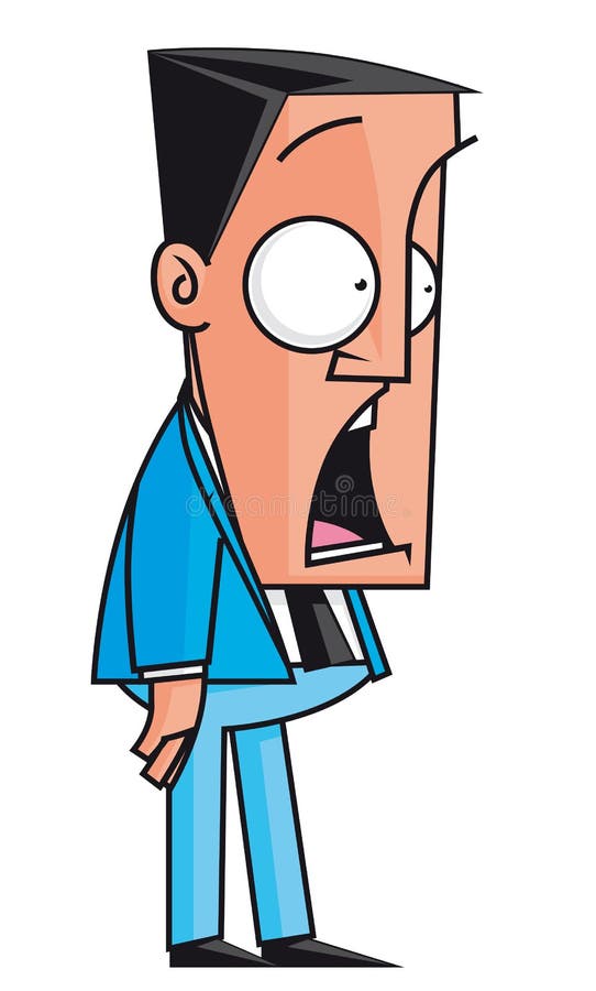 Geschokt vector illustratie