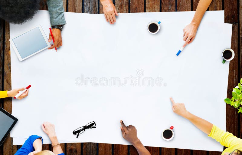 Geschäft Team Planning Project Meeting Concept