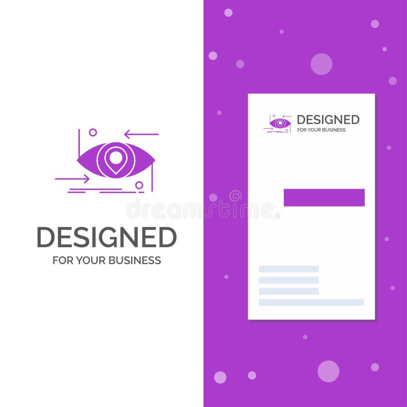 Geschäfts-Logo für modernes, zukünftig, GEN, Wissenschaft, Technologie, Auge Vertikale purpurrote Gesch?fts-/Visitenkarteschablon vektor abbildung Geschäfts-Logo für modernes, zukünftig, GEN, Wissenschaft, Technologie, Auge Vertikale purpurrote Gesch?fts-/Visitenkarteschablon vektor abbildung