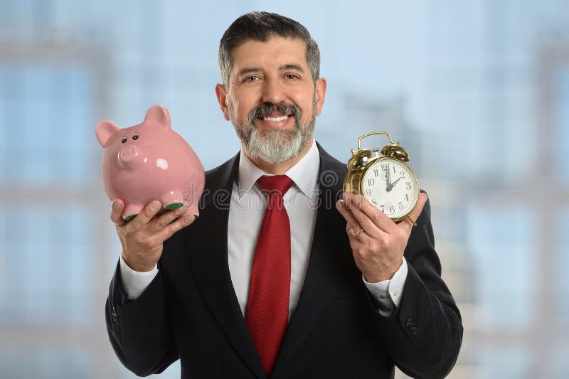 Geschäfts-Metapher von Zeit ist Geld stockfotos Geschäfts-Metapher von Zeit ist Geld stockfotos