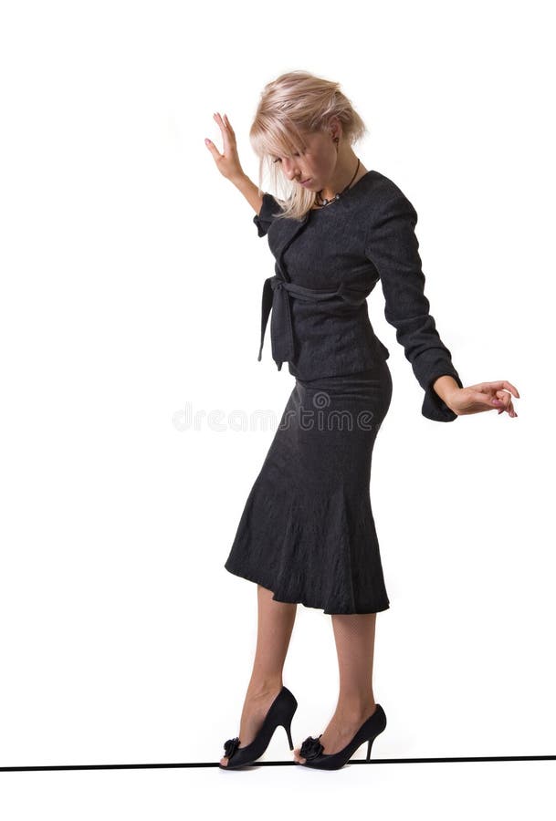 Geschäftsdame Online lizenzfreie stockfotos Geschäftsdame Online lizenzfreie stockfotos
