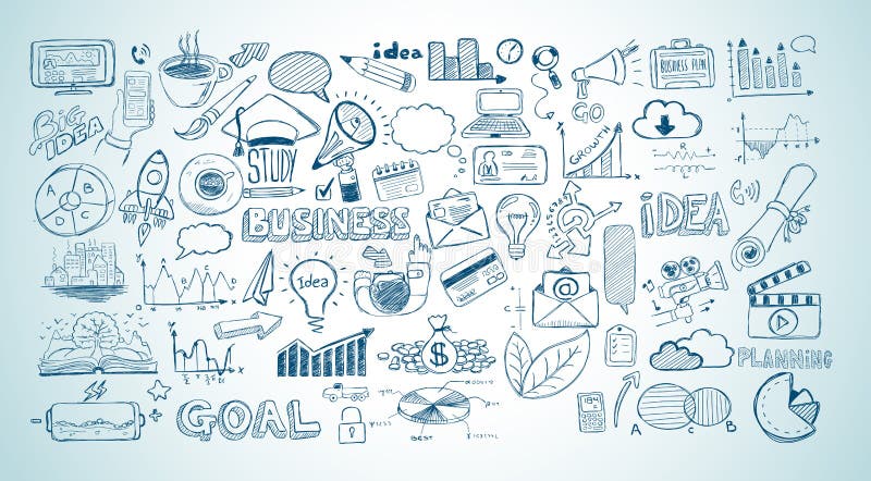 Business doodles Sketch set : infographics elements isolated, vector shapes. It include lots of icons included graphs, stats, devices,laptops, clouds, concepts and so on. Business doodles Sketch set : infographics elements isolated, vector shapes. It include lots of icons included graphs, stats, devices,laptops, clouds, concepts and so on.