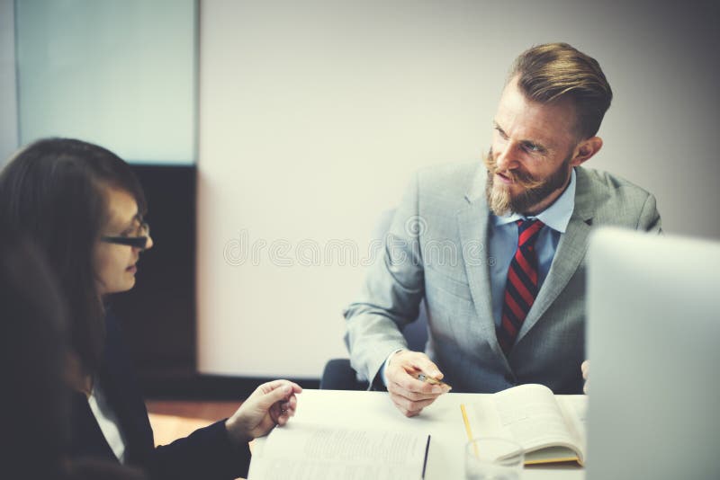 Geschäftsleute Interview-Kommunikations-Unternehmenskonzept- stockfotos Geschäftsleute Interview-Kommunikations-Unternehmenskonzept- stockfotos