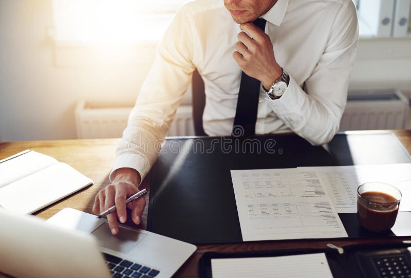 Business man working at office with laptop and documents on his desk, consultant lawyer concept. Business man working at office with laptop and documents on his desk, consultant lawyer concept