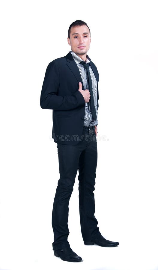 Geschäftsmann in der Klage lizenzfreies stockfoto Geschäftsmann in der Klage lizenzfreies stockfoto
