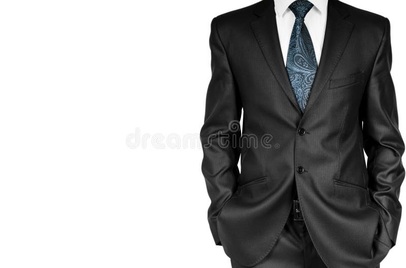 Geschäftsmann in der Klage. lizenzfreies stockbild Geschäftsmann in der Klage. lizenzfreies stockbild