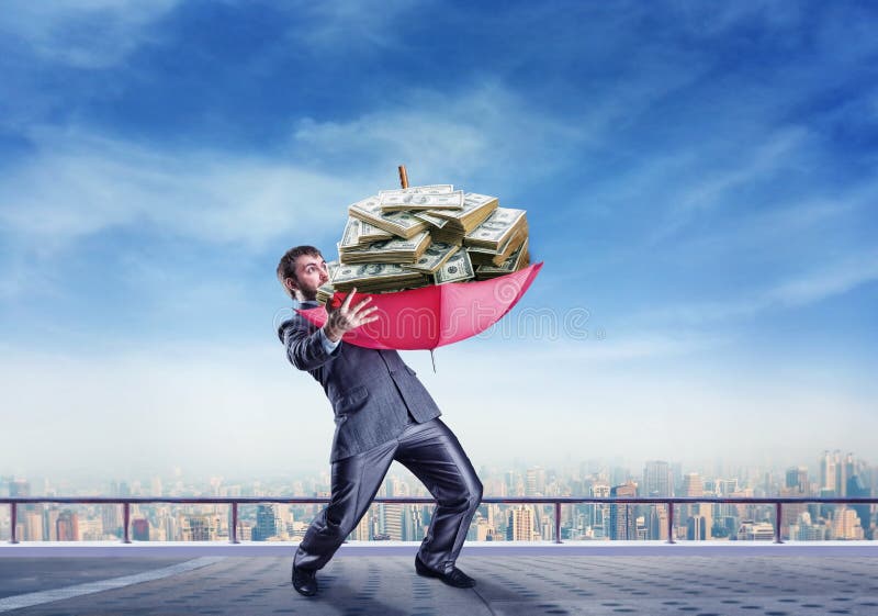 Geschäftsmann mit Geld stockfoto Geschäftsmann mit Geld stockfoto