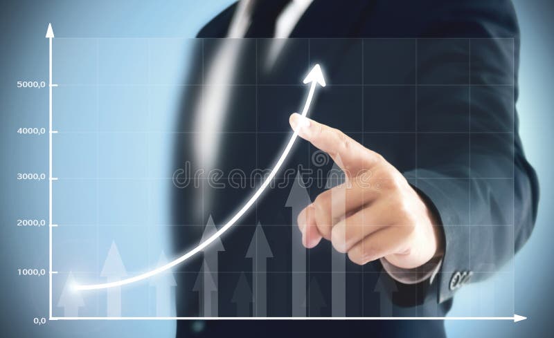 Geschäftsmannvertretungsgeschäftswachstum auf einem Diagramm, Hände berührt das Diagramm, das Gewinnaufstiege an viel mehr darste stockfotos Geschäftsmannvertretungsgeschäftswachstum auf einem Diagramm, Hände berührt das Diagramm, das Gewinnaufstiege an viel mehr darste stockfotos