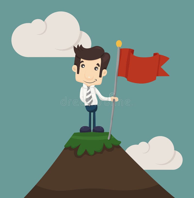 Geschäftsmannwillen mit Teufel und einem Engel vektor abbildung