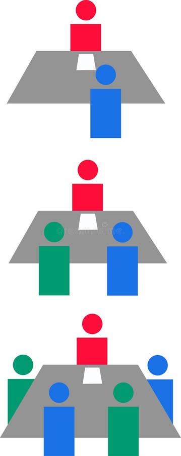 Geschäftstreffen vektor abbildung