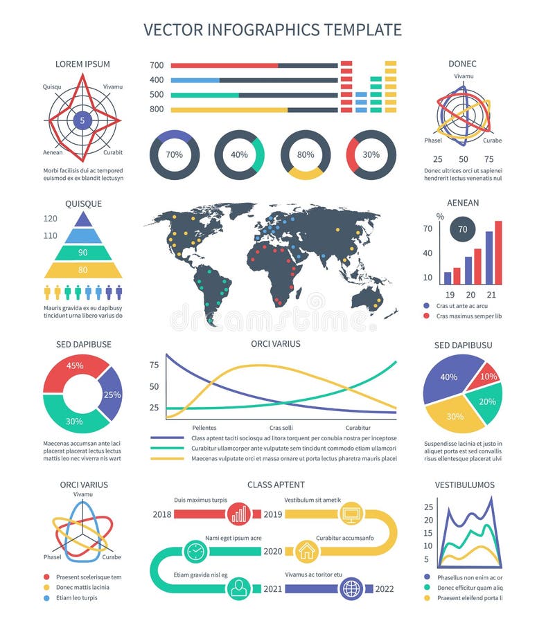 Geschäftsvektor infographics Statistikdatendiagramme, Diagramme und Sichtbarmachungselemente für Darstellung lizenzfreie abbildung Geschäftsvektor infographics Statistikdatendiagramme, Diagramme und Sichtbarmachungselemente für Darstellung lizenzfreie abbildung