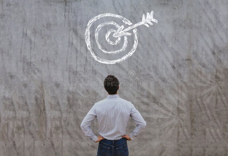 Geschäftsziel, Erfolgskonzept, ehrgeiziger Plan lizenzfreies stockbild Geschäftsziel, Erfolgskonzept, ehrgeiziger Plan lizenzfreies stockbild