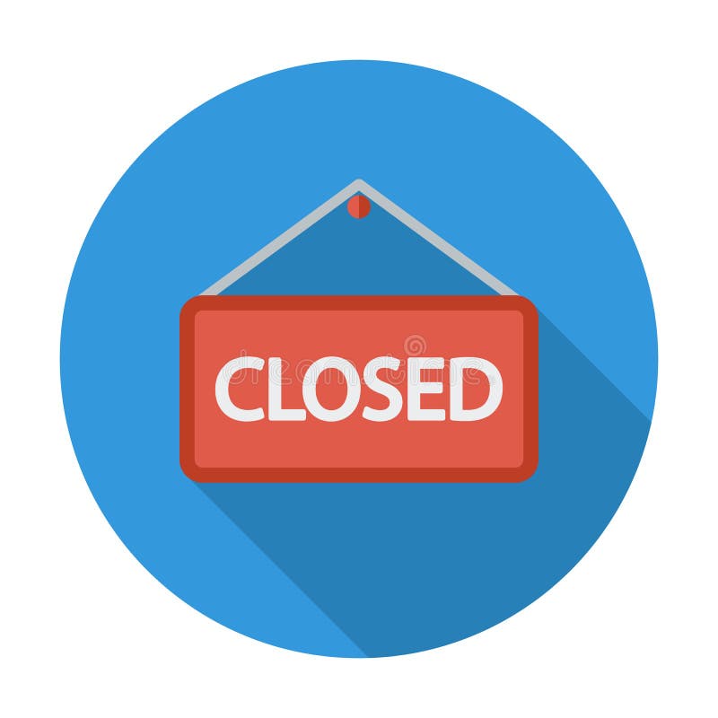 Result closed. Closed vector. Open close icon. Closed information. The Store is closed icon.