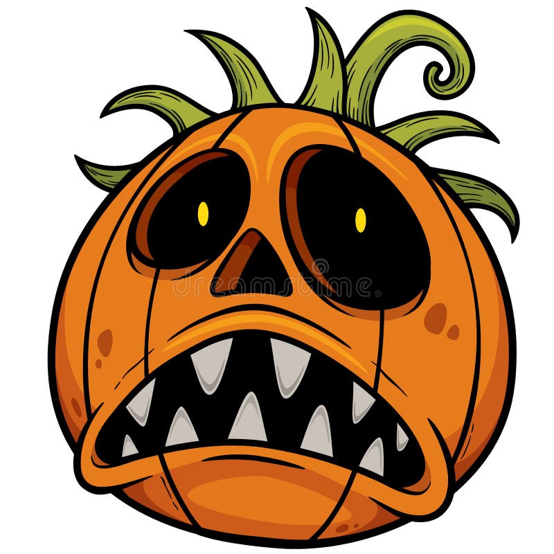 Vector illustration of Halloween pumpkin. Vector illustration of Halloween pumpkin