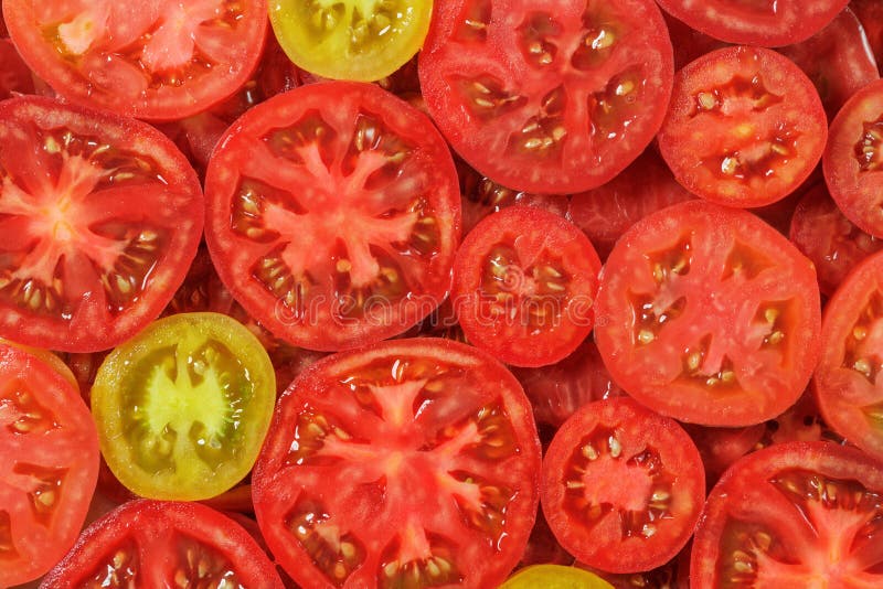 Gesneden tomatenachtergrond
