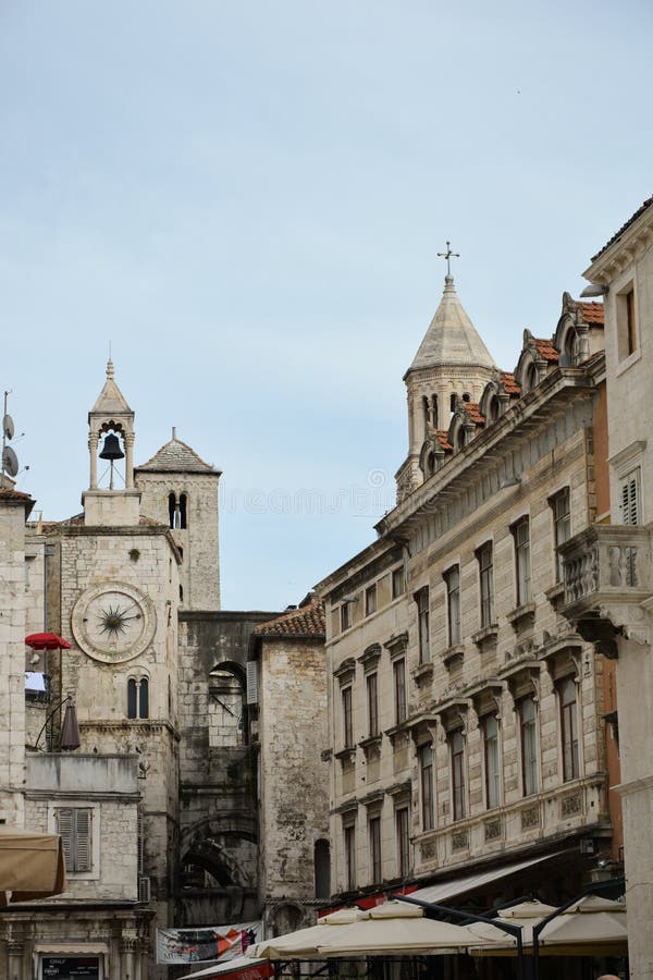 Gespleten stad, Kroatië royalty-vrije stock fotografie Gespleten stad, Kroatië royalty-vrije stock fotografie