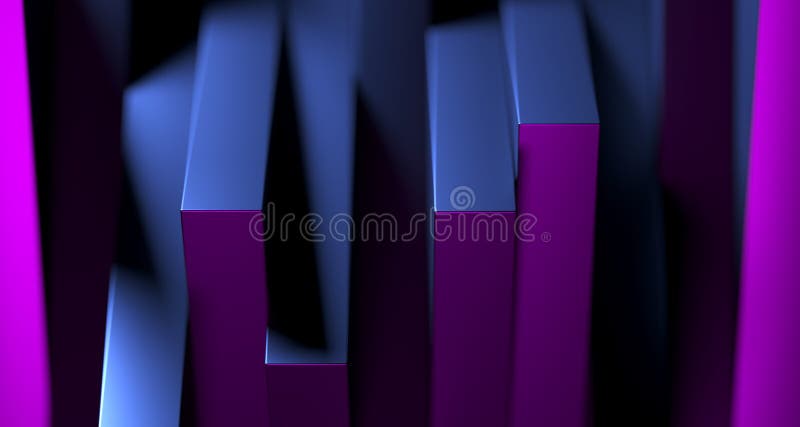 Gestapelde schone dozen abstracte achtergrond het 3d teruggeven royalty-vrije illustratie