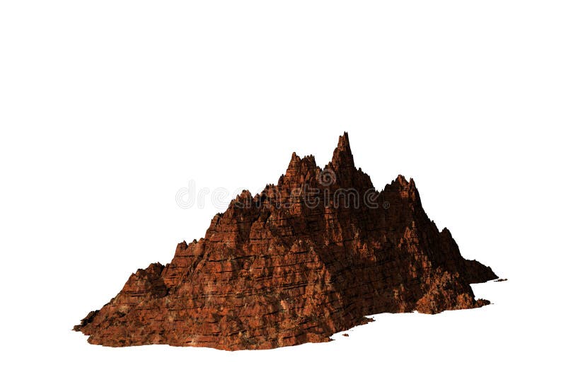 rock dark red texture isolated white background 3d rendering. rock dark red texture isolated white background 3d rendering