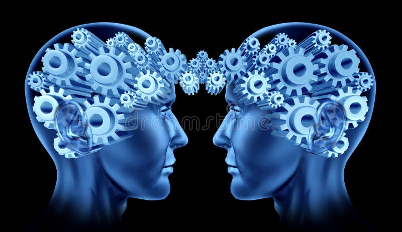 Gestion de réseau principale de transmissions de cerveau illustration stock Gestion de réseau principale de transmissions de cerveau illustration stock