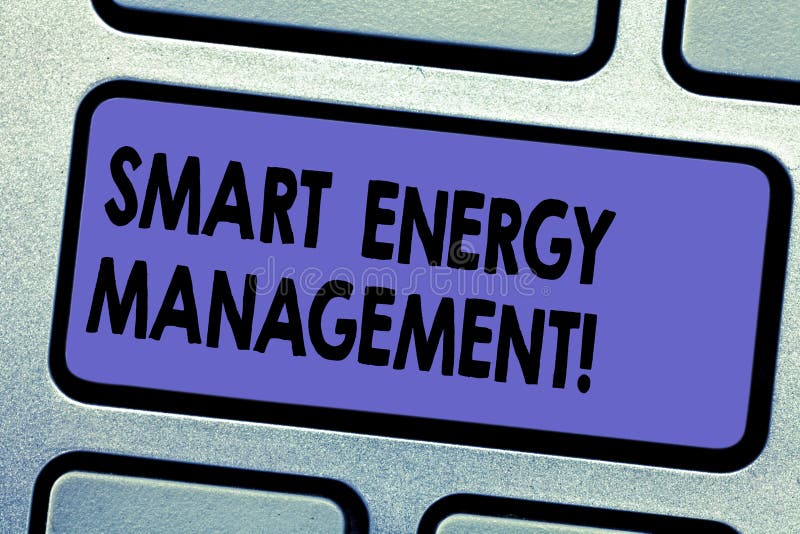 Gestione dell'energia astuta del testo di scrittura di parola Concetto di affari per dipendenza del consumatore Lessen da energia illustrazione vettoriale Gestione dell'energia astuta del testo di scrittura di parola Concetto di affari per dipendenza del consumatore Lessen da energia illustrazione vettoriale