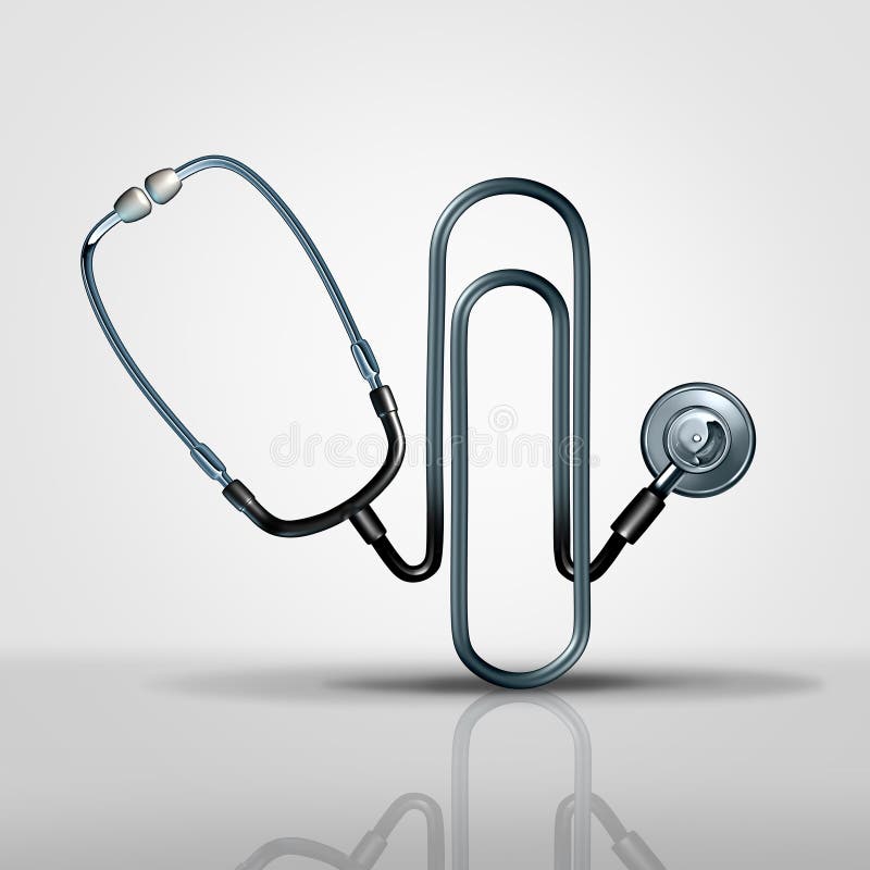 Gestione medica dell'ufficio illustrazione vettoriale Gestione medica dell'ufficio illustrazione vettoriale