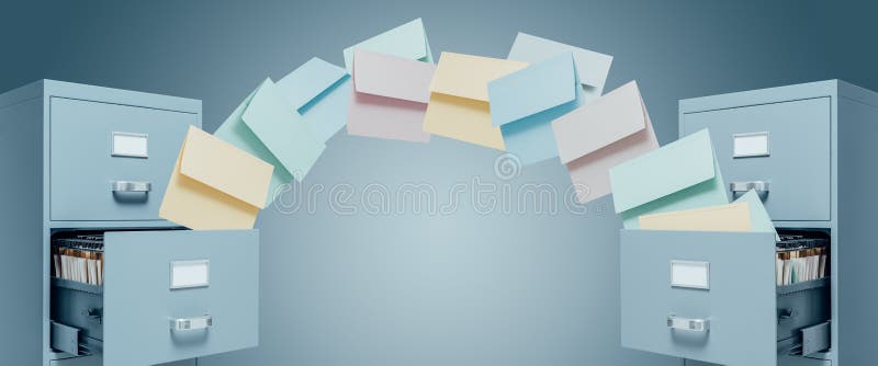Gestione veloce di trasferimento di file fotografie stock Gestione veloce di trasferimento di file fotografie stock