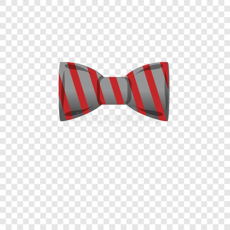 Gestreept bowtiepictogram, beeldverhaalstijl vector illustratie Gestreept bowtiepictogram, beeldverhaalstijl vector illustratie