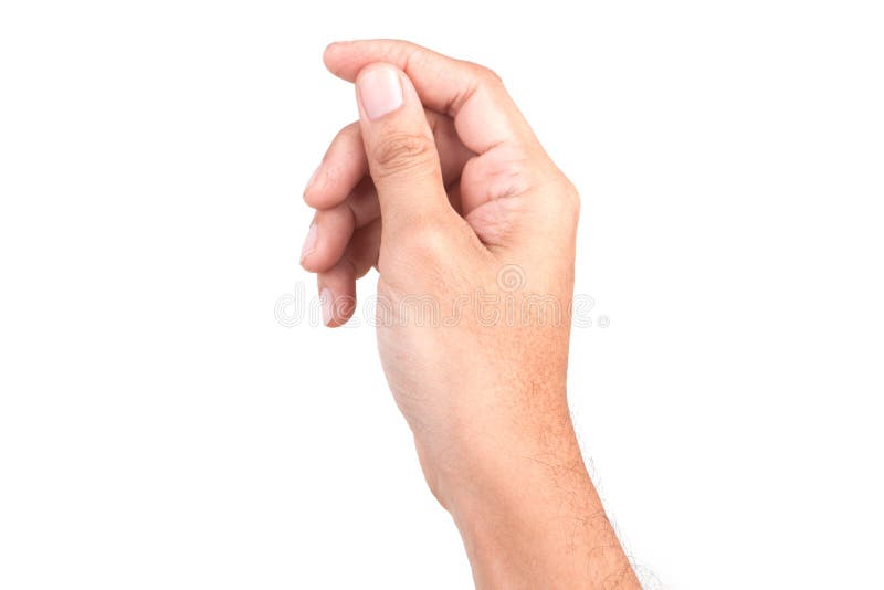 Gesturi masculine de mână caucaziană izolate pe fond alb. cartelă de reținere manuală stock photos