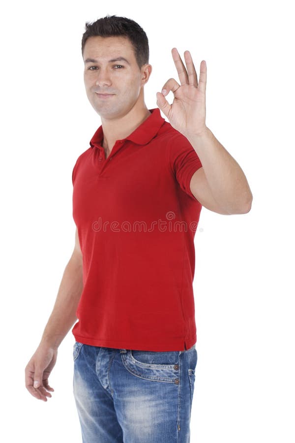 Gesturing νεολαίες σημαδιών ατόμ&omeg στοκ εικόνες