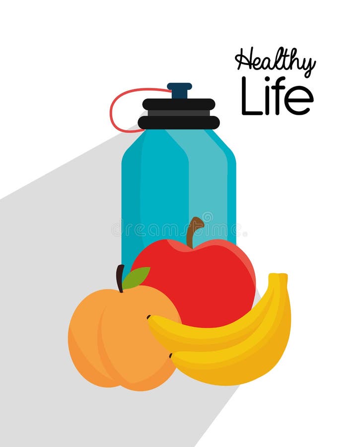 Healthy fitness lifestyle icons, vector illustration graphic. Healthy fitness lifestyle icons, vector illustration graphic.