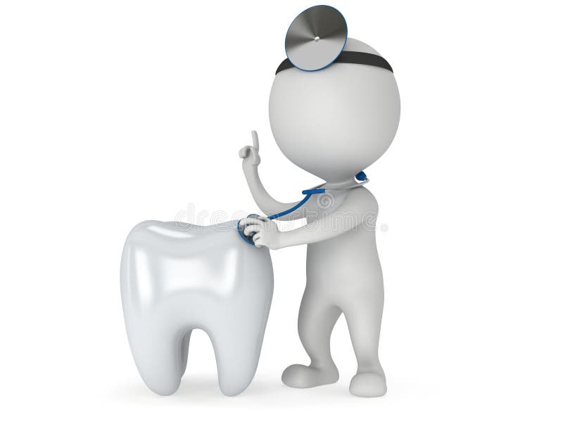 Gesunder Zahn Doktoruberprufung Stock Abbildung Illustration Von Doktoruberprufung Zahn
