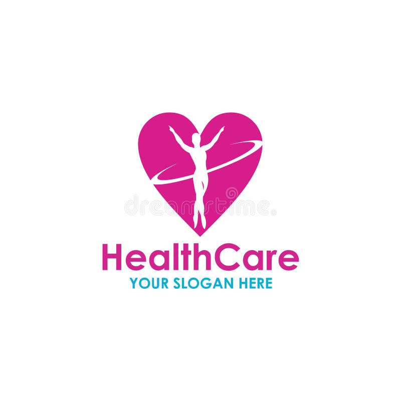 Gesundheitswesen Logo Vector Template Design Illustration stock abbildung Gesundheitswesen Logo Vector Template Design Illustration stock abbildung