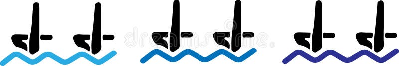 Gesynchroniseerd zwemmend pictogram op witte achtergrond royalty-vrije illustratie Gesynchroniseerd zwemmend pictogram op witte achtergrond royalty-vrije illustratie