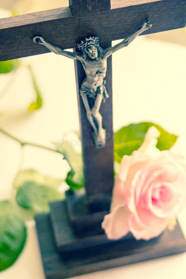Gesù Cristo sulla traversa immagini stock libere da diritti Gesù Cristo sulla traversa immagini stock libere da diritti