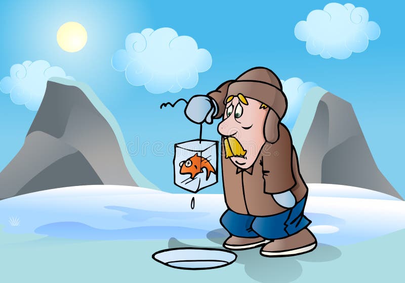 Get frozen fish stock illustration. Illustration of reel 22821805
