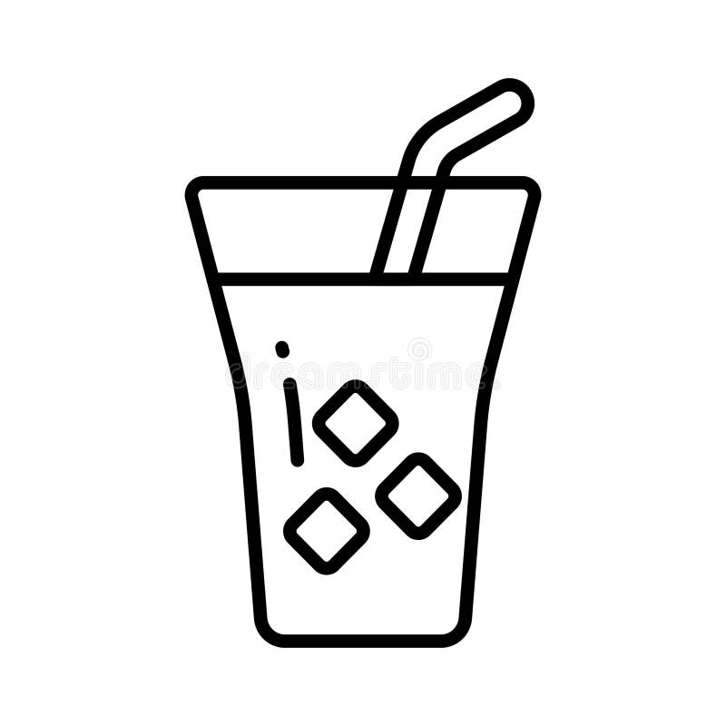 Get Hold on this Catchy Vector of Cold Drink in Modern Style, Easy To