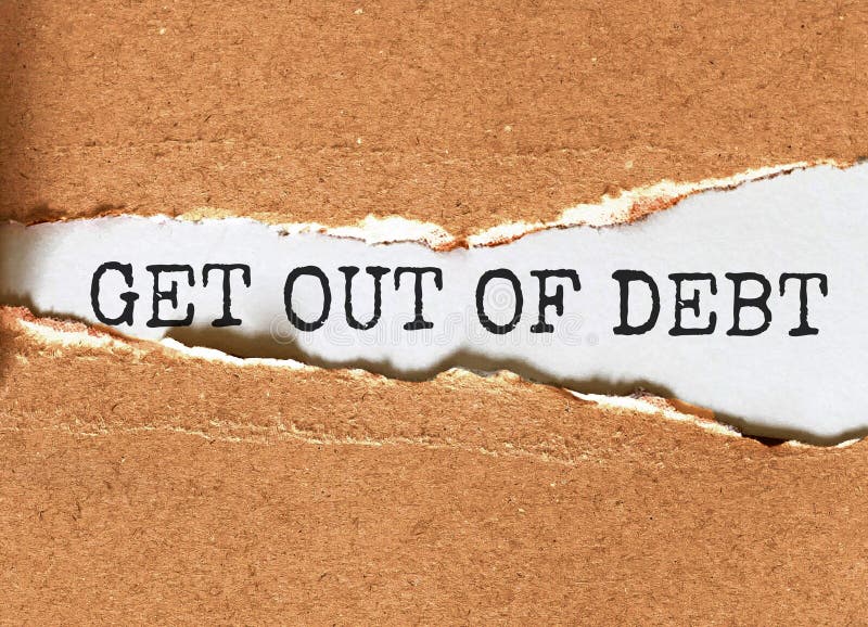 Get Out Of Debt. Your Journey Starts Here Motivational Inspirational Business Life Phrase Note