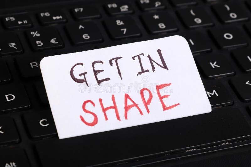 Get in shape royalty free stock photography Get in shape royalty free stock photography