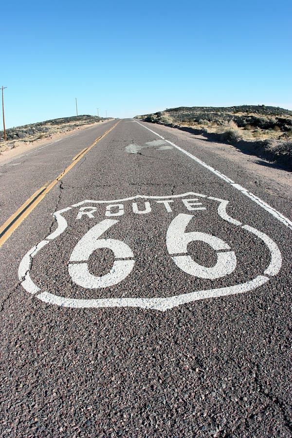 Strada laterale colpo di route 66